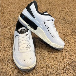 *NEW* Nike Air Jordan 2s Black/White No Box